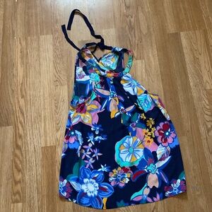 Halogen Sleeveless Dress Blouse Size XL. Floral Print
